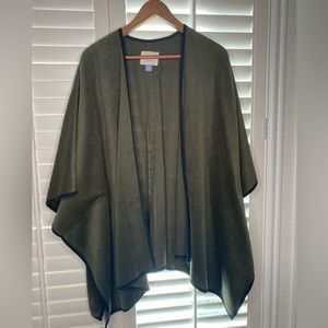 Green Poncho Sweater